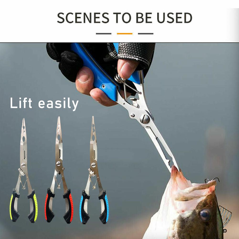 Fishing Equipment Parts - Szczypce wędkarskie ze stali nierdzewnej, wielofunkcyjne,