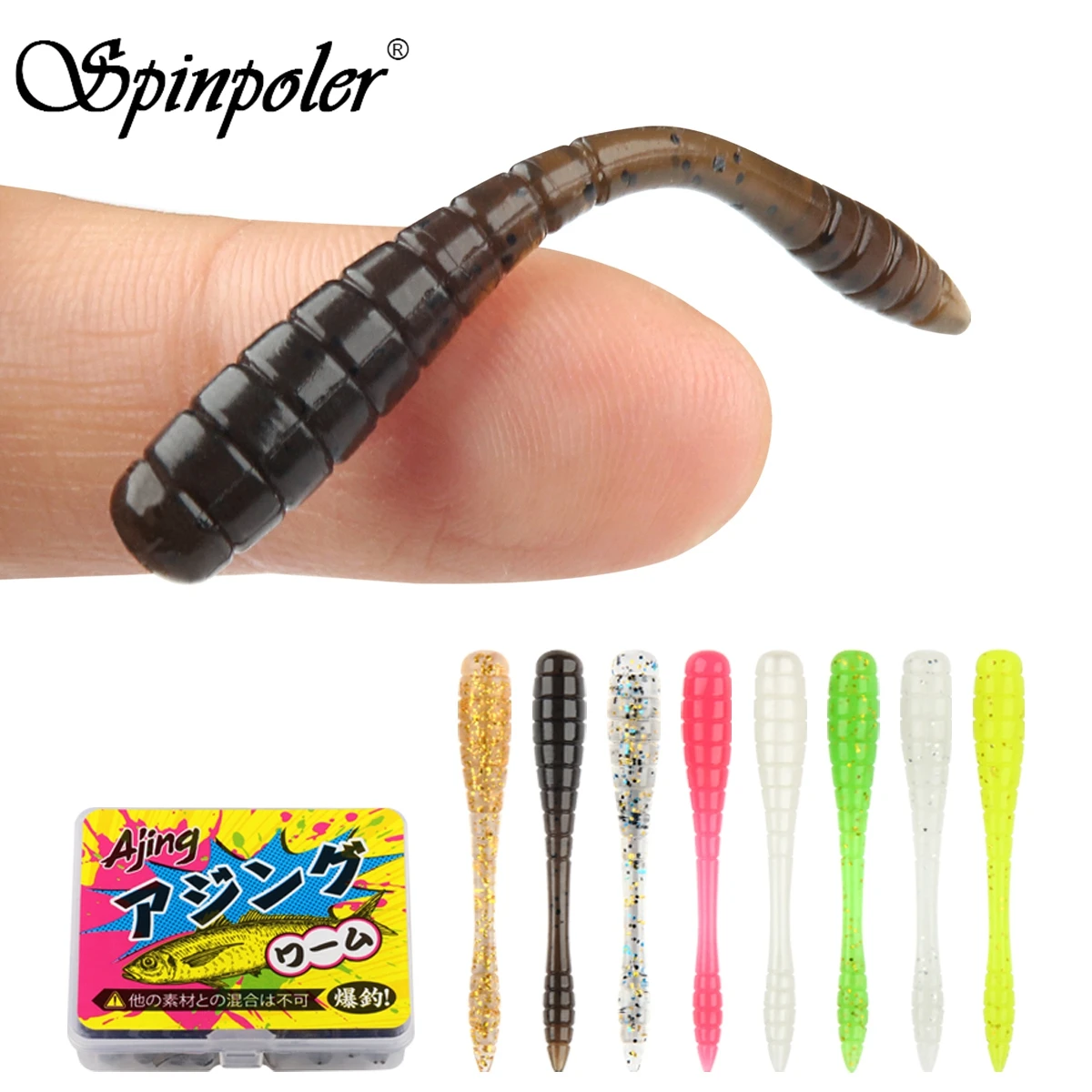 Quality Fishing Equipment - Przynęty miękkie Spinpoler TPR Ajing, sztuczne