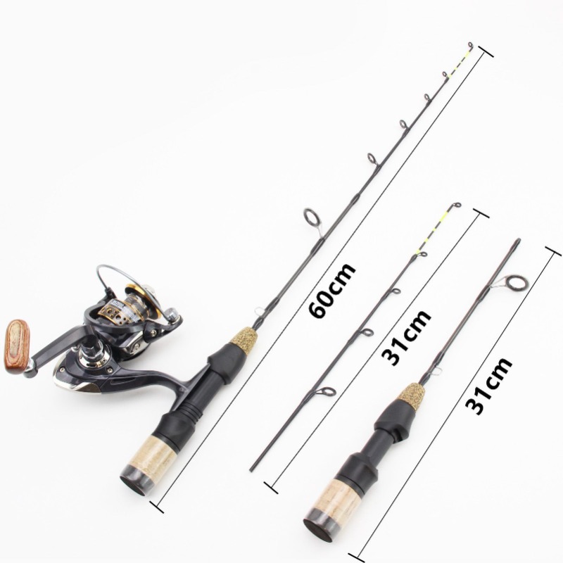 60cm 2 końcówki wędki Kołowrot – Ice Fishing Tip Up recenzja i cena