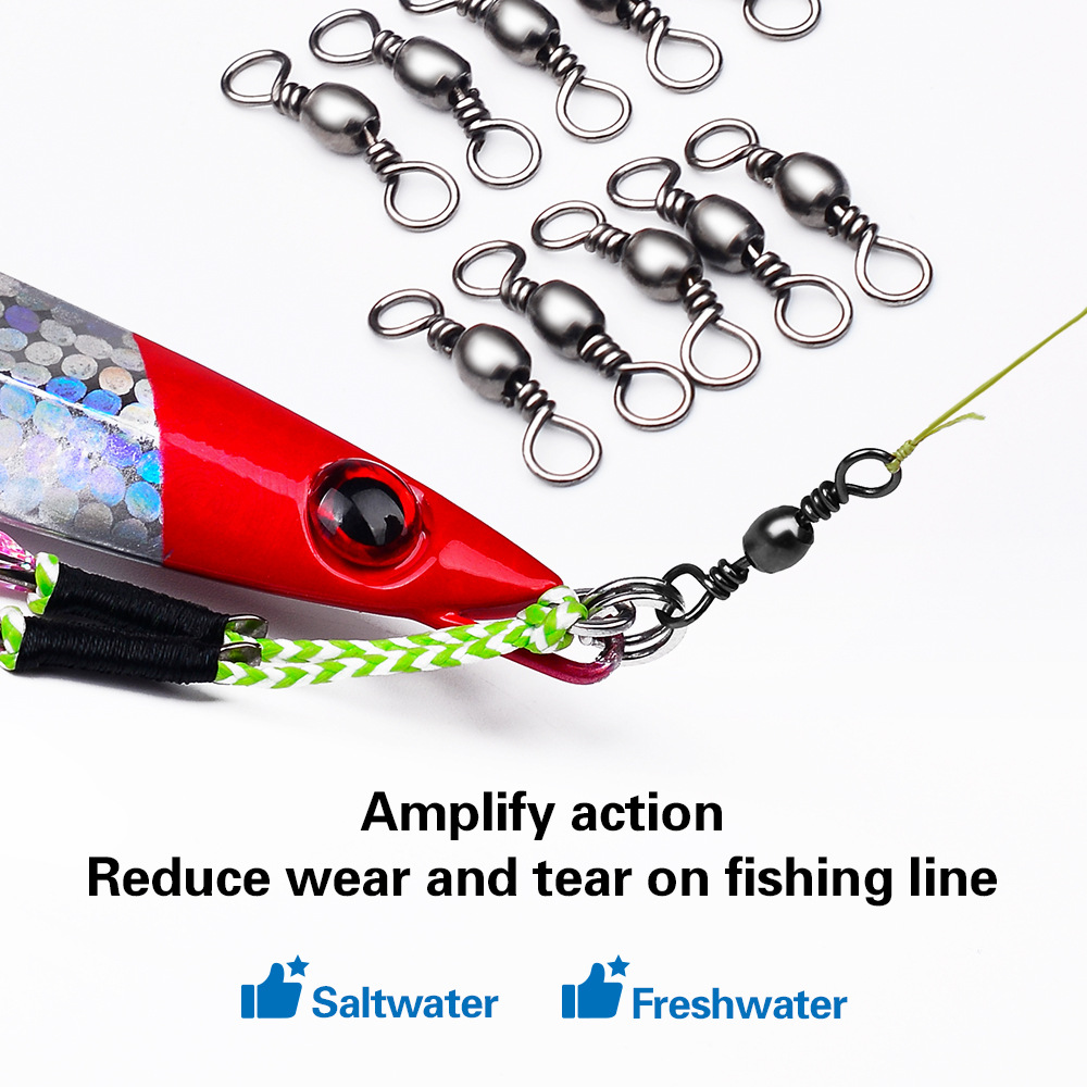 100 sztuk krętliki wędkarskie  – Saltwater Fishing Hook recenzja i cena